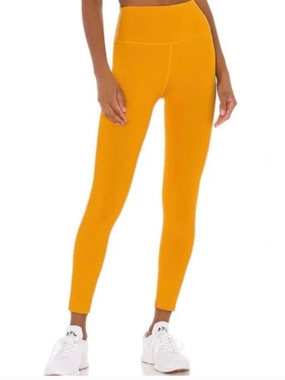 Splits59 mustard yellow set sports bra size medium‎ leggings size small